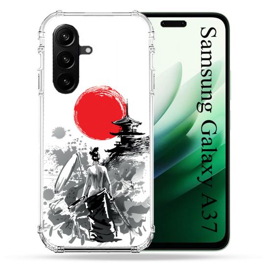 Coque Renforcée Pour Samsung Galaxy A37 5G Voyage Japon Femme