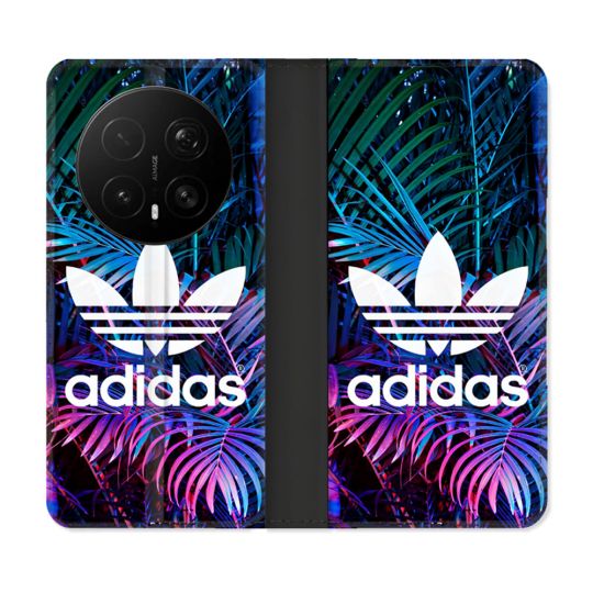 Housse Cuir Portefeuille Pour Honor Magic 8 Pro 5G Adidas Palmier