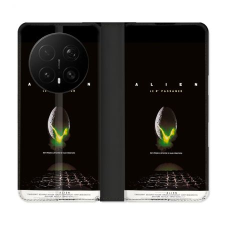 Housse Cuir Portefeuille Pour Honor Magic 8 Pro 5G Alien Affiche