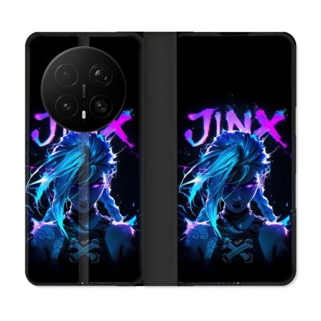 Housse Cuir Portefeuille Pour Honor Magic 8 Pro 5G Arcane Jinx Night