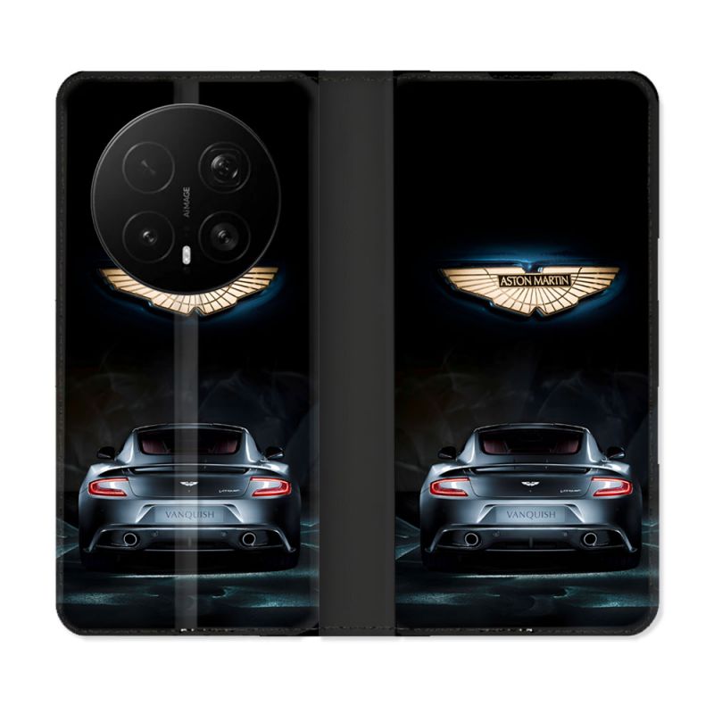 Housse Cuir Portefeuille Pour Honor Magic 8 Pro 5G Aston Martin