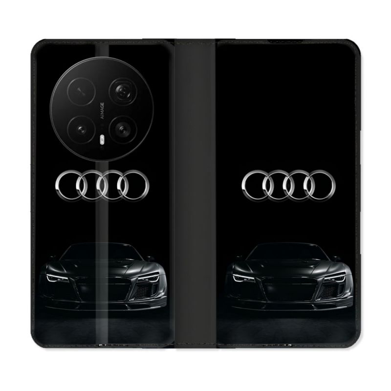 Housse Cuir Portefeuille Pour Honor Magic 8 Pro 5G Audi