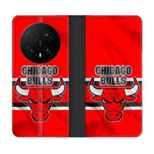 Housse Cuir Portefeuille Pour Honor Magic 8 Pro 5G Basket Chicago Bulls