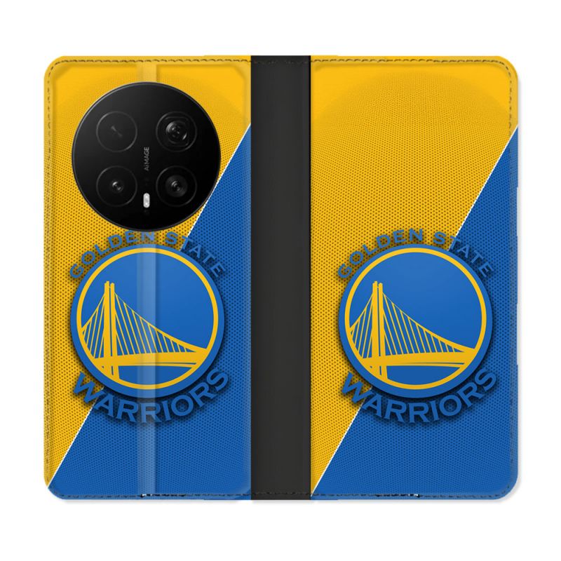 Housse Cuir Portefeuille Pour Honor Magic 8 Pro 5G Basket Golden State Warriors