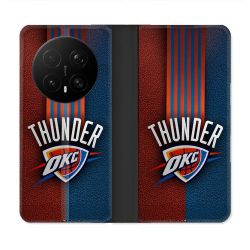 Housse Cuir Portefeuille Pour Honor Magic 8 Pro 5G Basket Oklahoma City Thunder