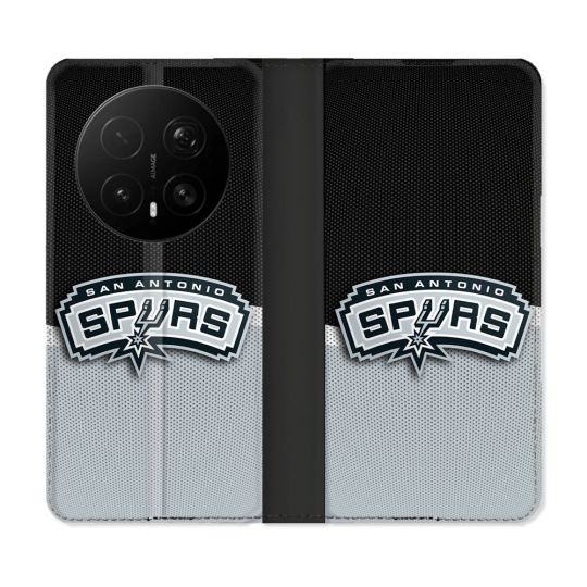 Housse Cuir Portefeuille Pour Honor Magic 8 Pro 5G Basket San Antonio Spurs