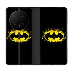 Housse Cuir Portefeuille Pour Honor Magic 8 Pro 5G Batman Logo
