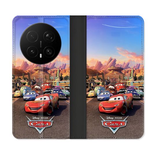Housse Cuir Portefeuille Pour Honor Magic 8 Pro 5G Cars Affiche