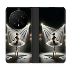 Housse Cuir Portefeuille Pour Honor Magic 8 Pro 5G Danseuse Lumière