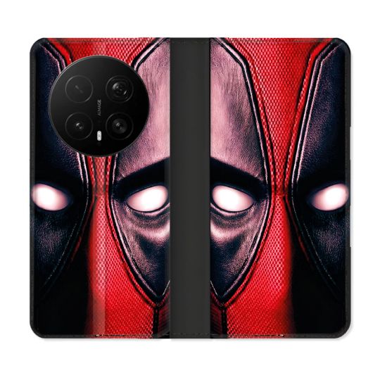 Housse Cuir Portefeuille Pour Honor Magic 8 Pro 5G Deadpool Yeux