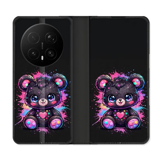 Housse Cuir Portefeuille Pour Honor Magic 8 Pro 5G Fantastique Kawaii Mignon