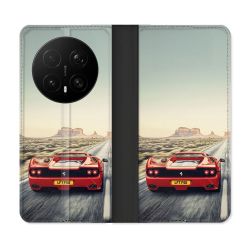 Housse Cuir Portefeuille Pour Honor Magic 8 Pro 5G Ferrari F50