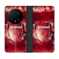 Housse Cuir Portefeuille Pour Honor Magic 8 Pro 5G Foot Arsenal