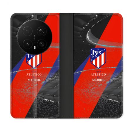 Housse Cuir Portefeuille Pour Honor Magic 8 Pro 5G Foot Athletico Madrid