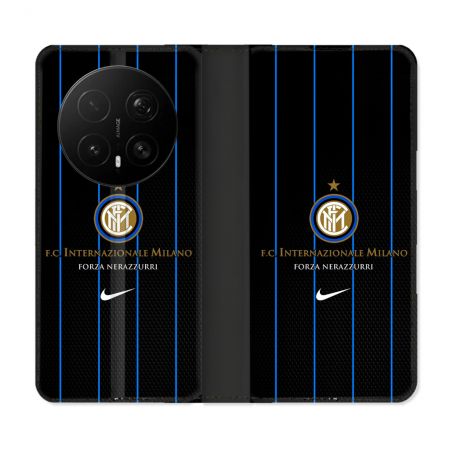 Housse Cuir Portefeuille Pour Honor Magic 8 Pro 5G Foot Inter Milan