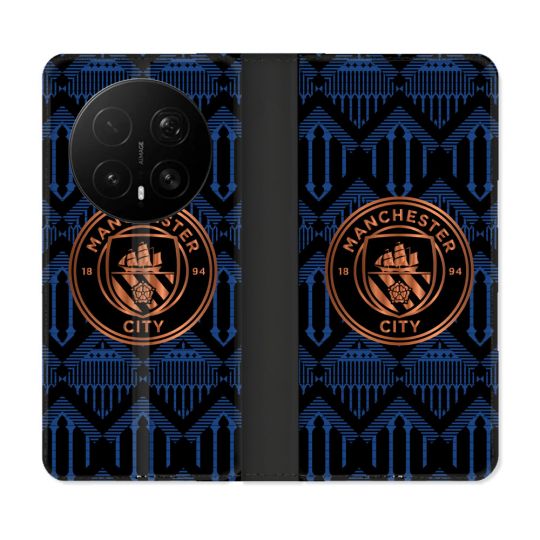 Housse Cuir Portefeuille Pour Honor Magic 8 Pro 5G Foot Manchester City