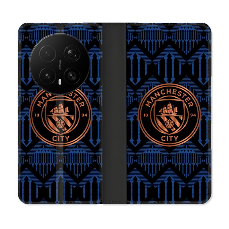Housse Cuir Portefeuille Pour Honor Magic 8 Pro 5G Foot Manchester City