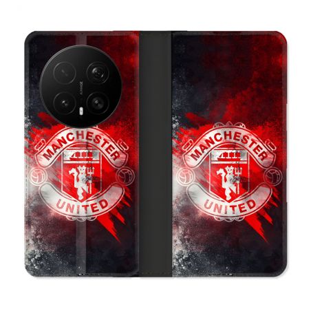 Housse Cuir Portefeuille Pour Honor Magic 8 Pro 5G Foot Manchester United