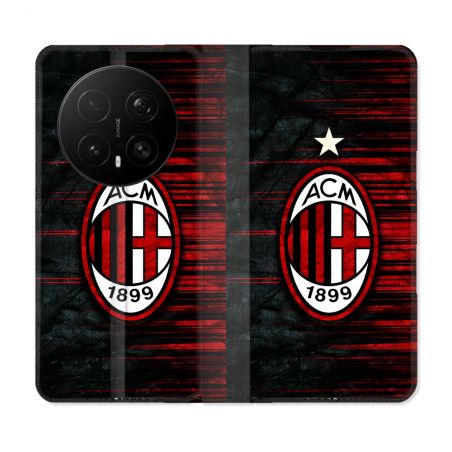 Housse Cuir Portefeuille Pour Honor Magic 8 Pro 5G Foot Milan AC