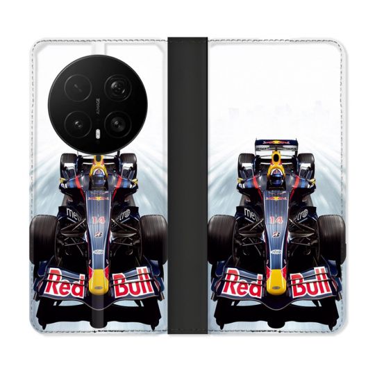 Housse Cuir Portefeuille Pour Honor Magic 8 Pro 5G Formule 1 F1 Red Bull