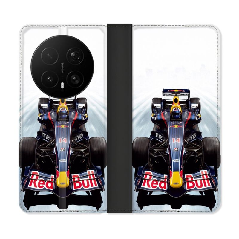 Housse Cuir Portefeuille Pour Honor Magic 8 Pro 5G Formule 1 F1 Red Bull