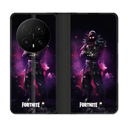 Housse Cuir Portefeuille Pour Honor Magic 8 Pro 5G Fortnite Raven