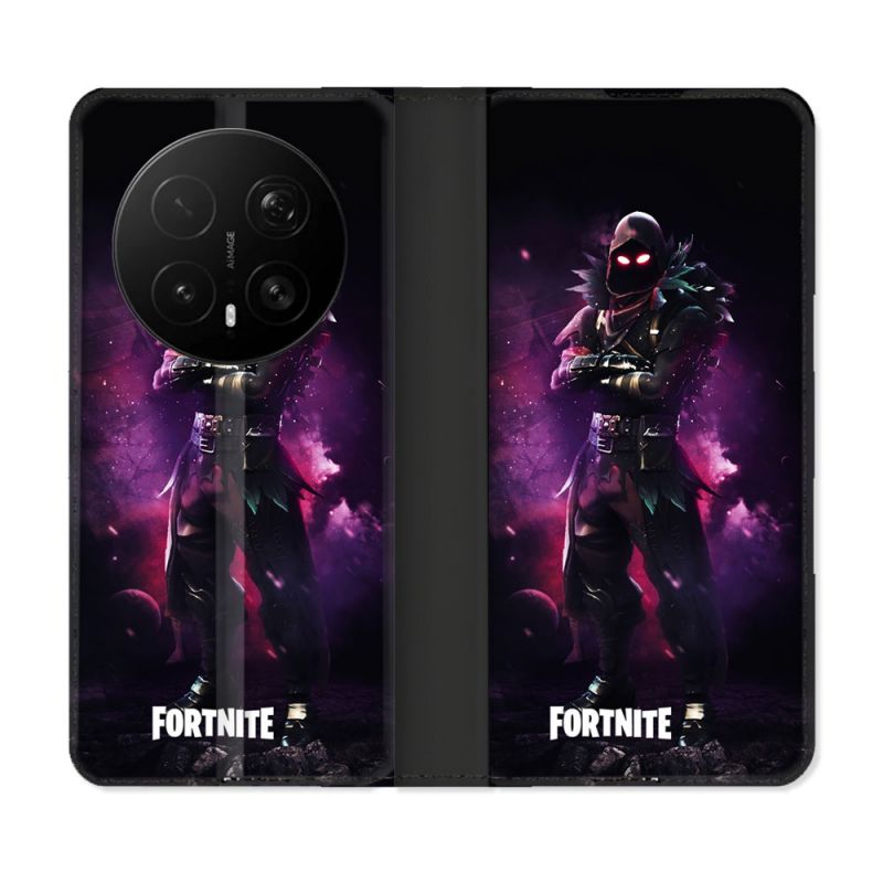 Housse Cuir Portefeuille Pour Honor Magic 8 Pro 5G Fortnite Raven