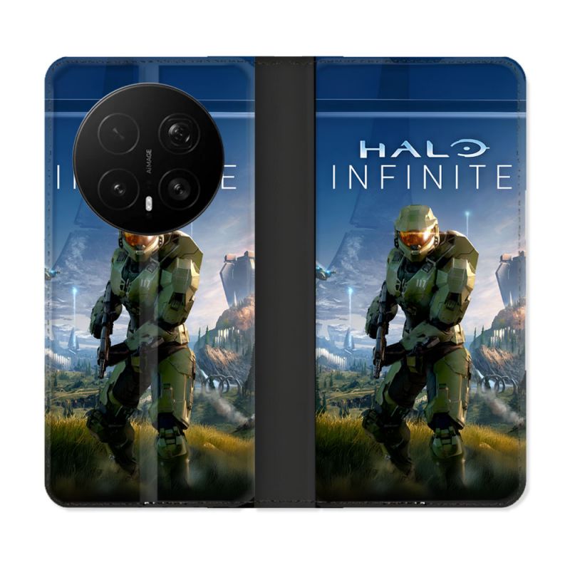 Housse Cuir Portefeuille Pour Honor Magic 8 Pro 5G Halo