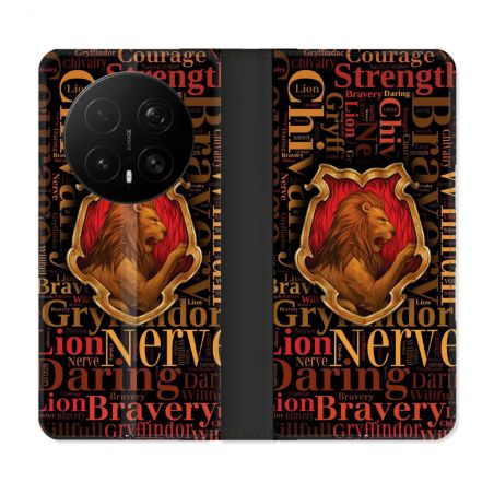 Housse Cuir Portefeuille Pour Honor Magic 8 Pro 5G Harry Potter Griffondor