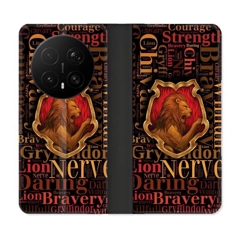 Housse Cuir Portefeuille Pour Honor Magic 8 Pro 5G Harry Potter Griffondor