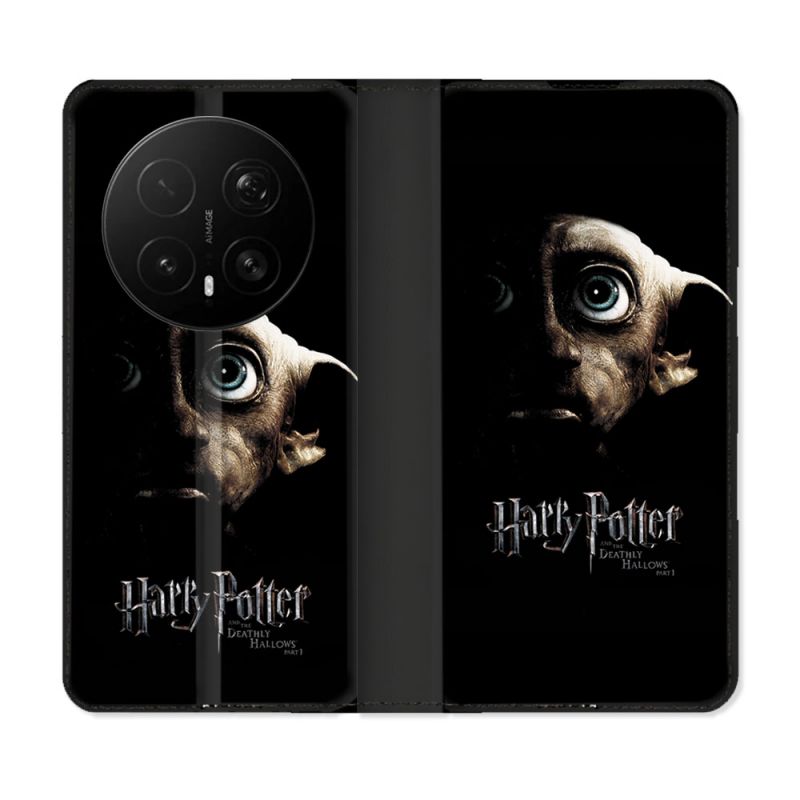Housse Cuir Portefeuille Pour Honor Magic 8 Pro 5G Harry Potter Hollows Dobby