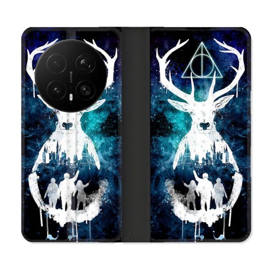 Housse Cuir Portefeuille Pour Honor Magic 8 Pro 5G Harry Potter Patronome