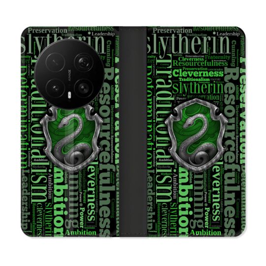 Housse Cuir Portefeuille Pour Honor Magic 8 Pro 5G Harry Potter Serpentar