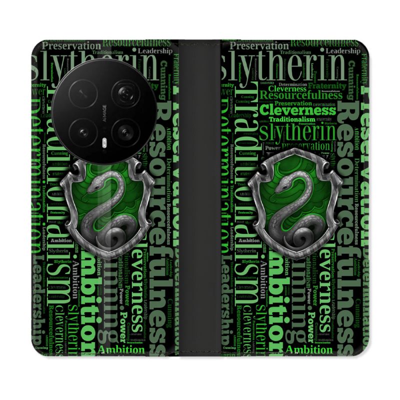 Housse Cuir Portefeuille Pour Honor Magic 8 Pro 5G Harry Potter Serpentar