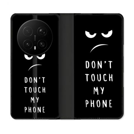 Housse Cuir Portefeuille Pour Honor Magic 8 Pro 5G Humour Don't Touch