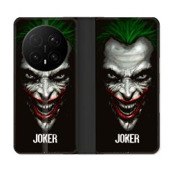 Housse Cuir Portefeuille Pour Honor Magic 8 Pro 5G Joker Noir