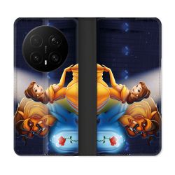 Housse Cuir Portefeuille Pour Honor Magic 8 Pro 5G La Belle et La Bête