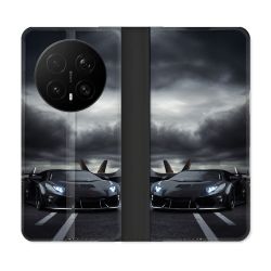 Housse Cuir Portefeuille Pour Honor Magic 8 Pro 5G Lamborghini Avion
