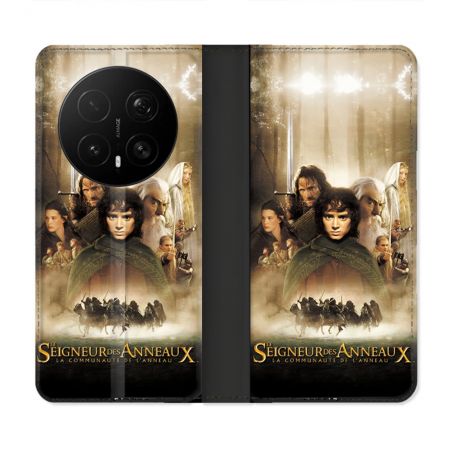Housse Cuir Portefeuille Pour Honor Magic 8 Pro 5G Le seigneur Des Anneaux Affiche
