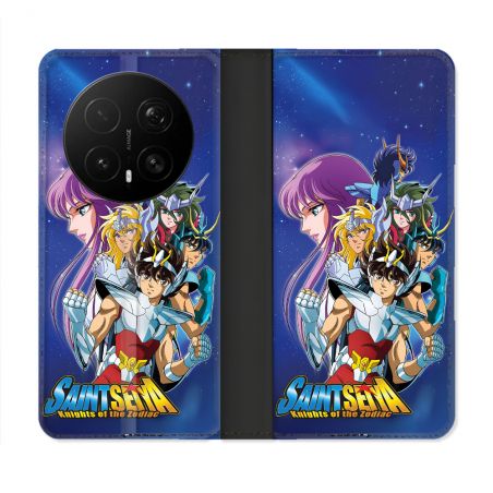 Housse Cuir Portefeuille Pour Honor Magic 8 Pro 5G Les Chevaliers Du Zodiaque