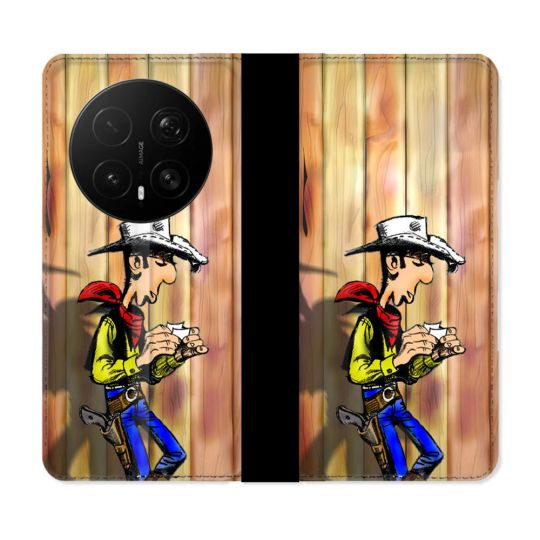 Housse Cuir Portefeuille Pour Honor Magic 8 Pro 5G Lucky Luke