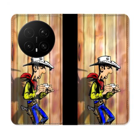 Housse Cuir Portefeuille Pour Honor Magic 8 Pro 5G Lucky Luke