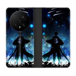 Housse Cuir Portefeuille Pour Honor Magic 8 Pro 5G Manga Attaque Titans Levi