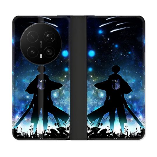 Housse Cuir Portefeuille Pour Honor Magic 8 Pro 5G Manga Attaque Titans Levi