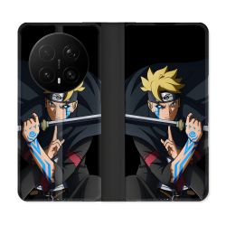 Housse Cuir Portefeuille Pour Honor Magic 8 Pro 5G Manga Boruto Tatouage