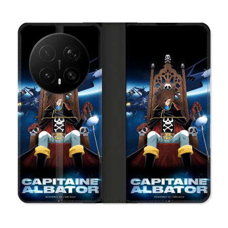 Housse Cuir Portefeuille Pour Honor Magic 8 Pro 5G Manga Capitaine Albator