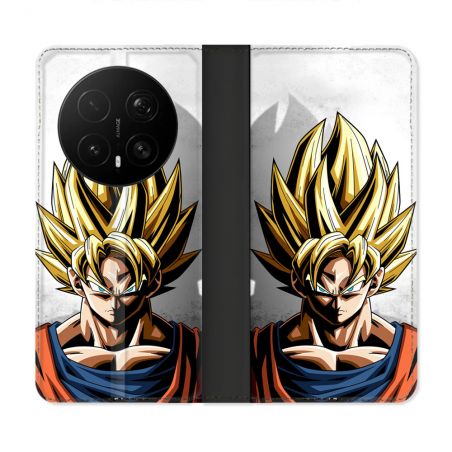 Housse Cuir Portefeuille Pour Honor Magic 8 Pro 5G Manga Dragon Ball Sangoku Portrait