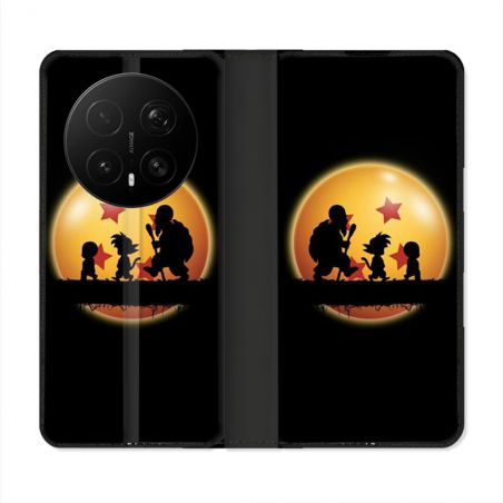 Housse Cuir Portefeuille Pour Honor Magic 8 Pro 5G Manga Dragon Ball Vintage