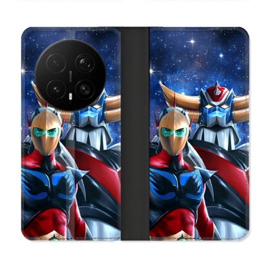 Housse Cuir Portefeuille Pour Honor Magic 8 Pro 5G Manga Goldorak