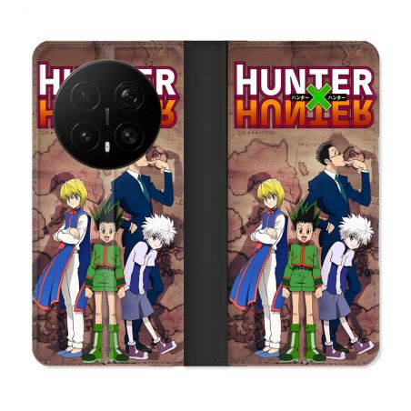 Housse Cuir Portefeuille Pour Honor Magic 8 Pro 5G Manga Hunter X Hunter Vintage